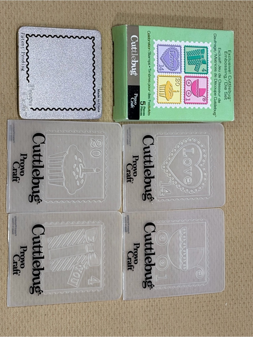 Cuttlebug Embossing Folder Set - Clear Stamp Designs